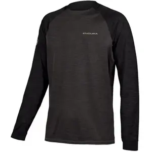 Endura Singletrack Lange Mouwenshirt Grijs M Man pas cher