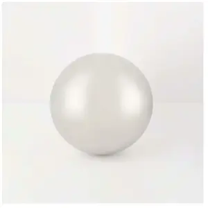 HOMESCAPES Décoration de jardin Boule en inox, 9.8 cm pas cher