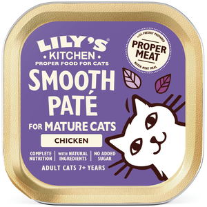 Lily’s Kitchen Senior Smooth Paté Selection 19 x 85 g pour chat - Huhn pas cher