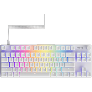 Fnatic STREAK80 LP toetsenbord Gamen USB QWERTY US International Wit pas cher