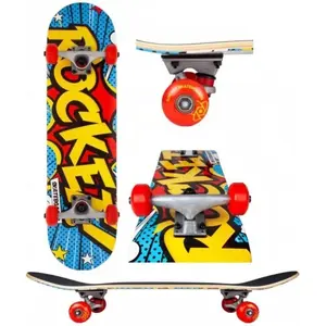 Comparateur de prix : Hot Skateboard PopArt 7,5 inch Rocket.
