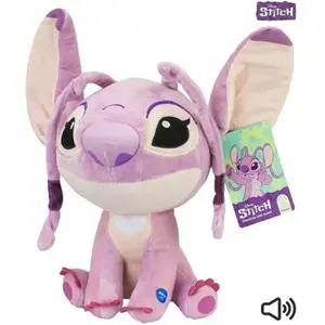 Sambro - Angel Stitch Bighead Palz - Peluche avec son 30 cm pas cher
