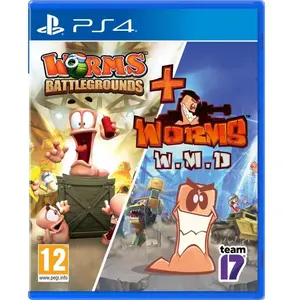 Team17 Team 17 Worms Battlegrounds + Worms WMD Double Pack pas cher