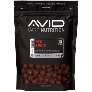 Avid Carp Bouillette Red Spice 2.5kg pas cher