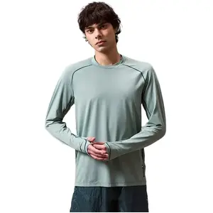 Endura, Hommes, Maillot de cyclisme, Alltrack Roam Tech L/S Shirt (XXL), Vert, XXL