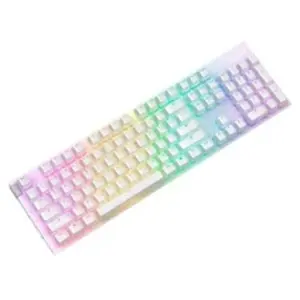 NZXT Function 2-2024 Clavier de jeu optique pleine grandeur, RVB éclairé, taux d'interrogation 8K, commutateurs optiques linéaires, actionnement réglable, remplaçable à chaud, blanc DE (QWERTZ)Vendu paramazon