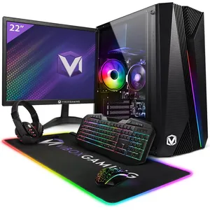 Vibox VI-120 PC Gamer - 22" Écran Pack - AMD Ryzen 3200GE 4GHz - Radeon Vega 8 - 16Go RAM - 480Go SSD - Linux - WiFiVendu parcdiscount