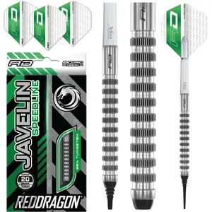 RED DRAGON Javelin Speedline Softip Tungsten Steel Dartpijlen Professioneel - 18 gram vat, 20 gram totaal gewicht