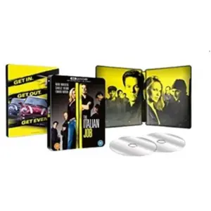 Import The Italian Job Steelbook Blu-ray 4K Ultra HD