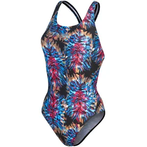 Speedo Womens Allover Digital Proback Black/Cobalt Pop/Hypersonic Blue... pas cher