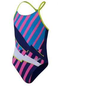Speedo Maillot De Bain Placement Lane Line Back pas cher