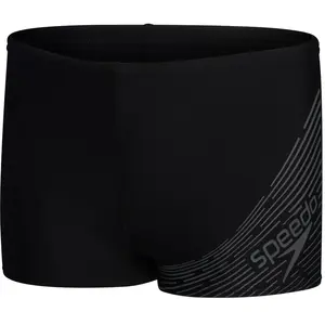 Speedo Medley Logo Aquashort Zwart/Grijs Jongens Sportzwembroek - Maat 176Vendu parbol