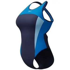 Speedo Maillot De Bain High Neck Splice Cross Back pas cher