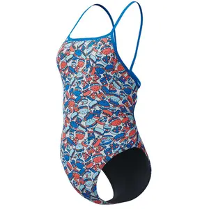 Speedo Maillot De Bain Fl Printed Web Back pas cher