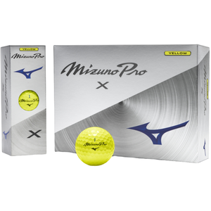 Mizuno Pro X Golfballen 2026 - Geel- 12 Stuks pas cher