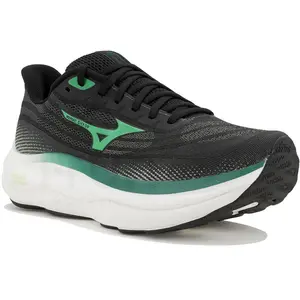 Mizuno, Unisexe, Chaussures de course à pied, Wave Sky 9 (46.5), Vert, Noir pas cher