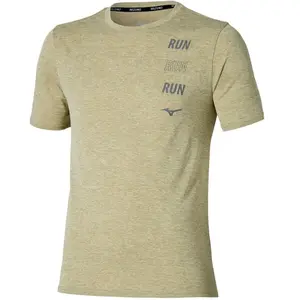 Mizuno Core Run T-shirt Met Korte Mouwen Groen L Man