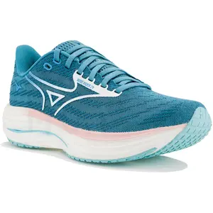 Mizuno, Femmes, Chaussures de course à pied, Wave Rider 29 - Chaussures de course - Femmes, Blanc, Pink, Bleu pas cher