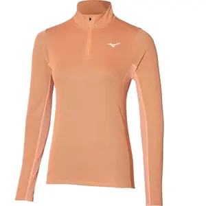 Mizuno T-shirt à Manches Longues Avec Demi-zip Dryaeroflow pas cher