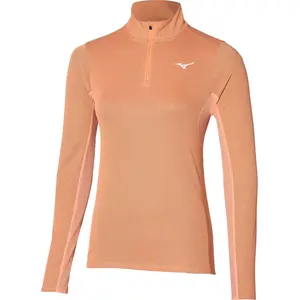Mizuno T-shirt à Manches Longues Avec Demi-zip Dryaeroflow pas cher