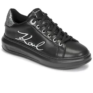 Baskets basses Karl Lagerfeld KAPRI SIGNIA LACE LTHR solde femme
