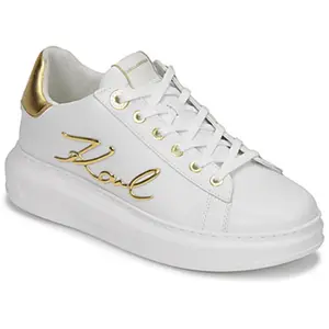 Baskets basses Karl Lagerfeld KAPRI SIGNIA LACE LTHR solde femme pas cher