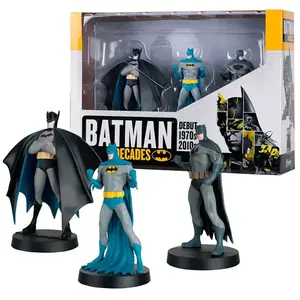 Born In France Cnt Coffret 3 Figurines Batman 80th Anniversary '40s '70s 2010s pas cher