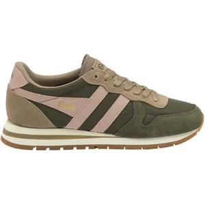 Gola Téniss Gola Daytona Chute Femme - Textile Et Suédé Kaki - 39 pas cher