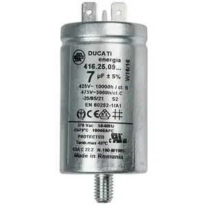 Whirlpool Condensateur 7uF pour seche-linge CANDY, HAIER, INDESIT, WHIRPOOL pas cher