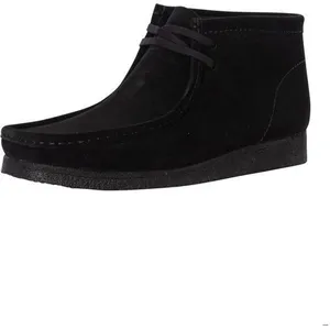 Clarks Boot Clarks Wallabee Boot 26155517 - Noir - 43 pas cher