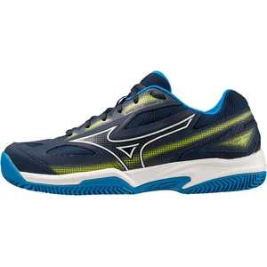 Mizuno Chaussures de tennis Break Shot 4 CC unisexes, Drsblue Jblue Sspring, 44.5 EU pas cher