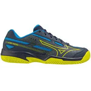 Mizuno Exceed Star CC Tennisschoenen Padelschoenen Junior Blauw Geel