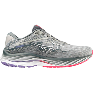 Comparateur de prix : Mizuno Wave Rider 27 Femme course à pied, Pblue White H Vpink, 37 EU