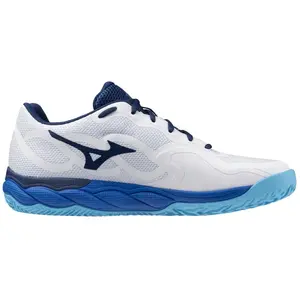 Mizuno Tennisschoen Padelschoen Wave Enforce Court Heren Blauw Wit pas cher