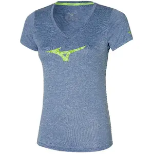 T-shirt femme Mizuno Impulse Core RB Wos Bleu XS