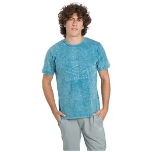 Umbro Large Logo T-shirt Met Korte Mouwen Blauw S Man