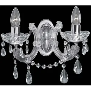 Searchlight - Marie Therese - Bougie d'intérieur à 2 ampoules au fini ... pas cher