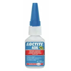 Colle instantanée 406 pour plastique et des élastomère - LOCTITE - 1919334 pas cher