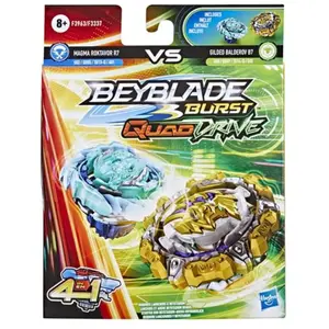 Beyblade Quad Drive Magma Roktavor en Gilded Balderov Duopack - Tol pas cher