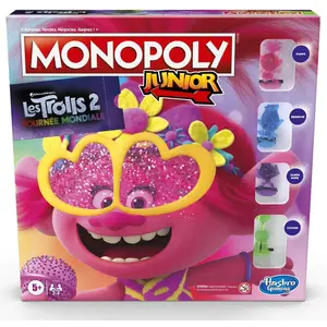 Monopoly Junior Trolls Hasbro Gaming pas cher