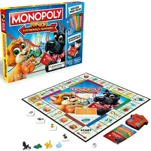 Hasbro Monopoly 36 x 27 x 4 cm Junior Electronic Banking pas cher