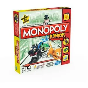 Hasbro MONOPOLY - Junior le jeu pour enfants - Jeu de Société pas cher