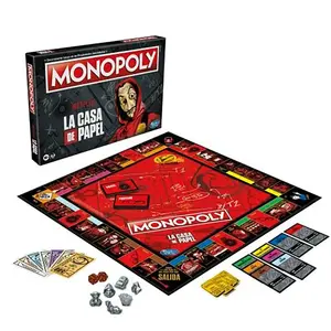 Jeu de plateau - MONOPOLY - La Maison de Papier - Multicolore pas cher