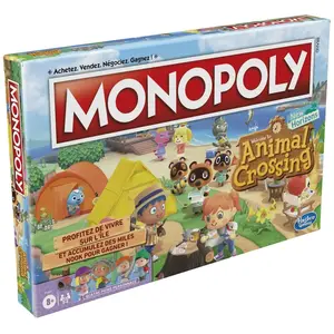 MONOPOLY - édition Animal Crossing New Horizons - plateau de Jeu amusant pour enfants - à partir de 8 ans pas cher