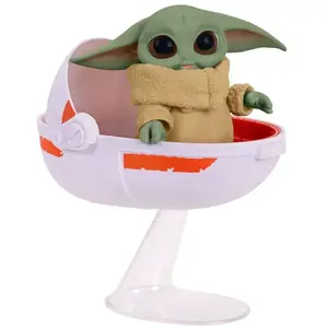 Hasbro Star Wars SW FIGURINE ANIMEE GROGU ET SON COUFFIN pas cher