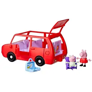 Peppa Pig Peppa's Grote Familie auto - Inclusief Baby Evie pas cher
