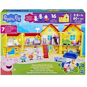Peppa Pig Familie Huis - Groot uitklapbaar speelgoed huis - Duurzaam pas cher