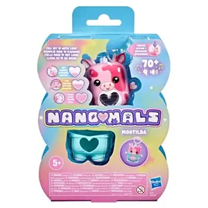 Peluche interactive Hasbro Nano-mals Base and Outfit Modèle aléatoire pas cher