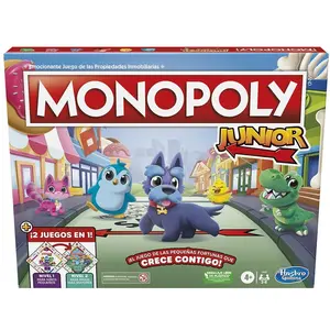 Monopoly Jeu De Société Junior Espagnol pas cher