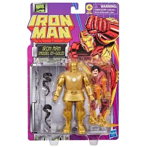 Hasbro Marvel Classic Marvel Legends Series Iron Man (Model 01 - Gold)